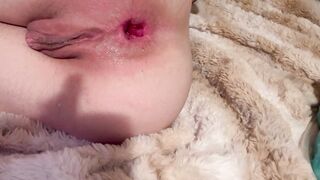 Using my cum as lube (anal)