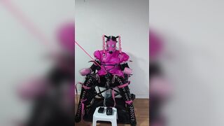 Chair Fastened Sissy Maid