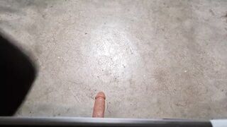 Large Ass Trans Ebony Widow Anal Masturbation Training with Large Sex tool Doggy position