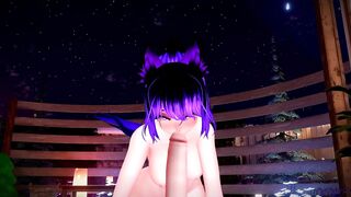 Futanari Makes U Suck on Her Rod Then Rides U Until U Cum Inside of Her