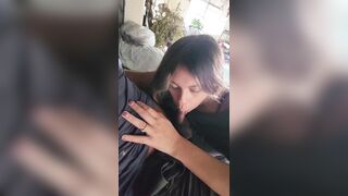 My lustful ally is staying over and loves to suck cock previous to breakfast