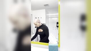 Hunk to Golden-haired Hotty Female Makeover Transformation