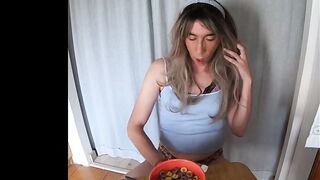 Swallowing a Full Bowl of Pee with Cereals