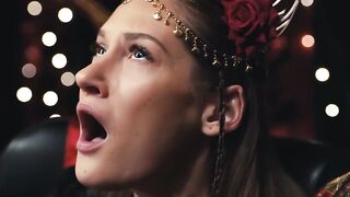 Angel Swallowing Tgirl Cum - Redhead Mesmerized Into Submission by Shemale hentai Witch