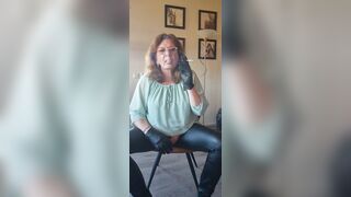 Enjoying a cigarette and ashing in my throat