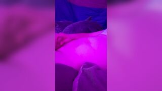 Trans teen angel plays with her rod