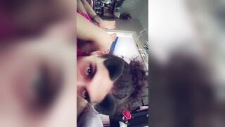 Ebony cat filter oral sex fun