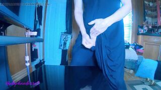 Daphne Practices Walking in High Heels and Cums for U