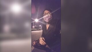 深夜野外露出 CD Lotus outdoor walk (old clip)