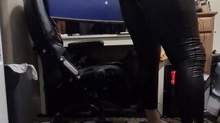 Femboy Warming Up Her Wet Screw Aperture Part two