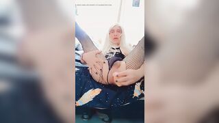 Sissy slut dandoce Berga in the room