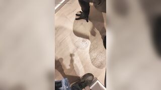 Vanessa Ferret likes to kneel and suck dong