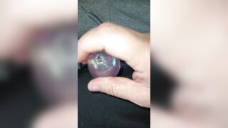 Cum party with my confetti knob