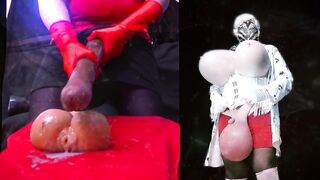 BBC Huge Dick Ever Silicone Vagina Cum Party Whipping Booty Cum Shlong - Transgender Blacked Cuckold BBC Sissy Crossdresser Ejaculation Compilation