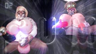 JOI Cumtrainer 69000 Ballbusting Crossdresser Compilation with Music QoS Saline Balls Infusion ASMR CBT Slapping Balls Giant Silicon Bazookas Ever !