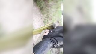 Look My Petticoat in Jean's on a Parking Lot in the Forest of Sénart. Vanessabitchx Parischiennetrvprod