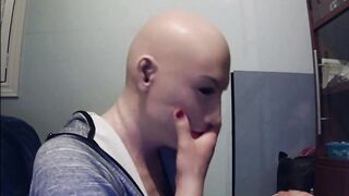 May and Anine Pt3! Unmasking from female mask May! Anine underneath