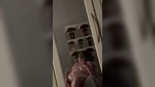 Masturbating in the mirror for u ;)