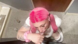 Sloppy oral-sex POV