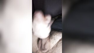 Wanking my curly uncut cutie schlong!