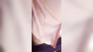 Daphne dances sits on a sex tool and cums in a glass