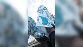 excited trans angel GIANT OUTDOOR SPUNK FLOW