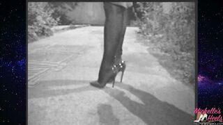 Vintage - Red Patent Stilettos & Seamed Nylons