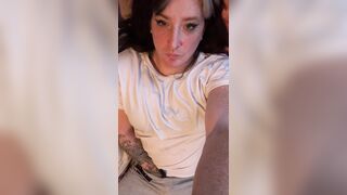 trans jerks off