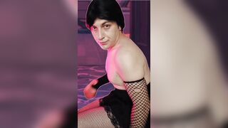 Wild fingers tease constricted snatch under constricted underware