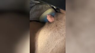Stuffed and playing with myself