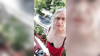 A Ribald Bitch Playing on the Terrace