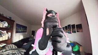 Sissy Maid Self Servitude - Trying 360 Camera