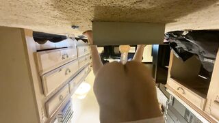 Coarse and naughty sissy crossdresser butt gap buttfuck