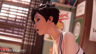 Tracer, Dva and Shemale hentai [Grand Cupido]( Overwatch )