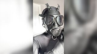 Zentai Slavery and Gas mask