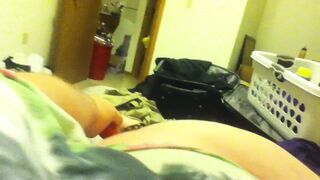 Teen T-girl Jacks Off