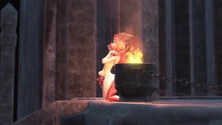 Lilith and her sex  in the darksome castle