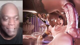Anran VS Domin BUTT sex scene