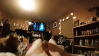 Hot TS Janelle Fennec Plays with Ass Plug and Cums!