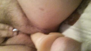 Trannyboifuck plays with toys