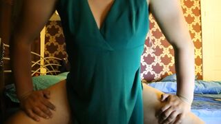 18yr old crossdresser rides sextoy (Me)