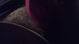 Ftm tgirl wank biggest clitoris finger hirsute snatch in car