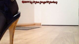 Präsentation meiner Blauen High Heels