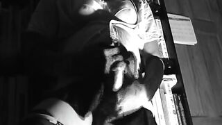 Kitty in ebony & white