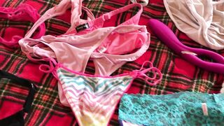 Panty collection as priceless as it gets and chasity wang ring