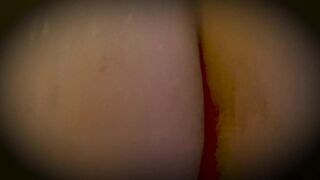 LARGE SEXTOY IN TRANNY HOMO BUTT CUM BAREBACK LEAKING BUTT CUMMING LICKING CUM