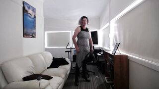 Sharon CD tease, recent boots costume and Hair style