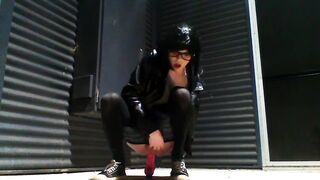Public risky sissy business