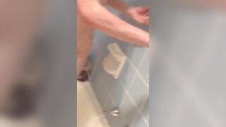 Dickgirl Shower Clip Shortform