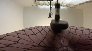 Banged hard in fishnets